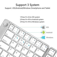Load image into Gallery viewer, Bluetooth Wireless Foldable Keyboard with Touch Pad for Phone/Tablet/PC Multiple System Support
