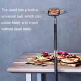 Premium Aluminum Phone Floor Stand Telescopic Height Adjustable 120cm ~ 170cm 360° Rotatable (Bracket Width~9cm)