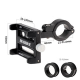 Aluminium Universal Mobile Phone Holder for Bike Bicycle Scooter Motorcycle Support Phone Size 6.7"