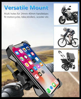 Borofone Bikes, Bicycles & Excercise Treademills Phone Holder 360° Rotatable Strap Cradle Spin