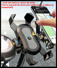 Load image into Gallery viewer, Borofone Bikes, Bicycles &amp; Excercise Treademills Phone Holder 360° Rotatable Strap Cradle Spin
