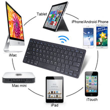 Load image into Gallery viewer, Wireless Bluetooth Keyboard for Phone, Tablet, Laptop for IOS, Anroid, Windows and MAC
