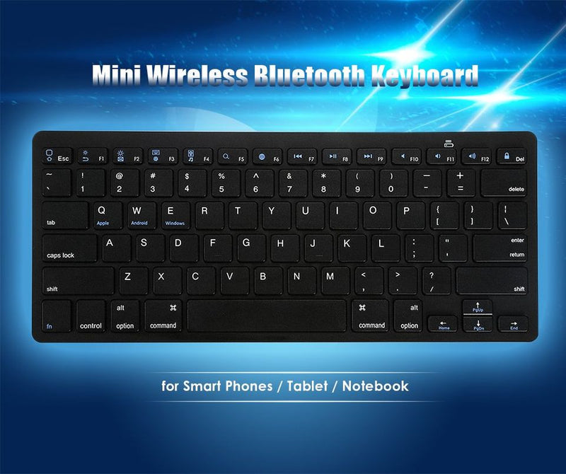 Wireless Bluetooth Keyboard for Phone, Tablet, Laptop for IOS, Anroid, Windows and MAC