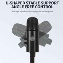 Load image into Gallery viewer, USB Condenser Microphone HIFI DSP Noise Reduction Reverberation Adjustable Built-In Sound Card
