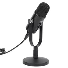 Load image into Gallery viewer, USB Condenser Microphone HIFI DSP Noise Reduction Reverberation Adjustable Built-In Sound Card with Stand
