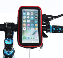 Load image into Gallery viewer, Bikes &amp; Bicycles Phone Holder 360° Rotatable with Water Proof Case Support upto Size 7 Inch
