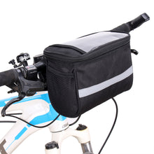 Load image into Gallery viewer, Bicycle Handlebar Basket Bag Bike Reflective Front Pannier Tube Waterproof
