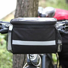 Load image into Gallery viewer, Bicycle Handlebar Basket Bag Bike Reflective Front Pannier Tube Waterproof
