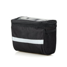 Load image into Gallery viewer, Bicycle Handlebar Basket Bag Bike Reflective Front Pannier Tube Waterproof

