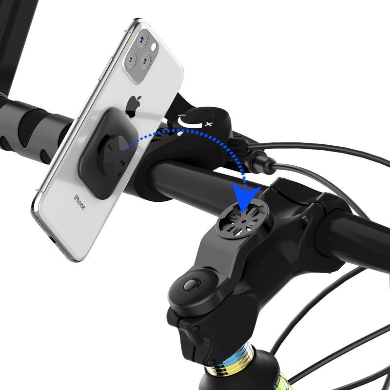 Universal Bicycle Phone Holder Aluminium MTB Bike Stem Cap Phone Mount For Phone