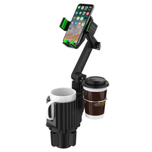Load image into Gallery viewer, MAILUZHE Cup Holder Phone Mount 2 In 1 Multifunctional Holder 360° Rotation Car Organization Amazing
