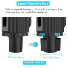 Load image into Gallery viewer, MAILUZHE Cup Holder Phone Mount 2 In 1 Multifunctional Holder 360° Rotation Car Organization Amazing
