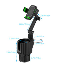 Load image into Gallery viewer, MAILUZHE Cup Holder Phone Mount 2 In 1 Multifunctional Holder 360° Rotation Car Organization Amazing
