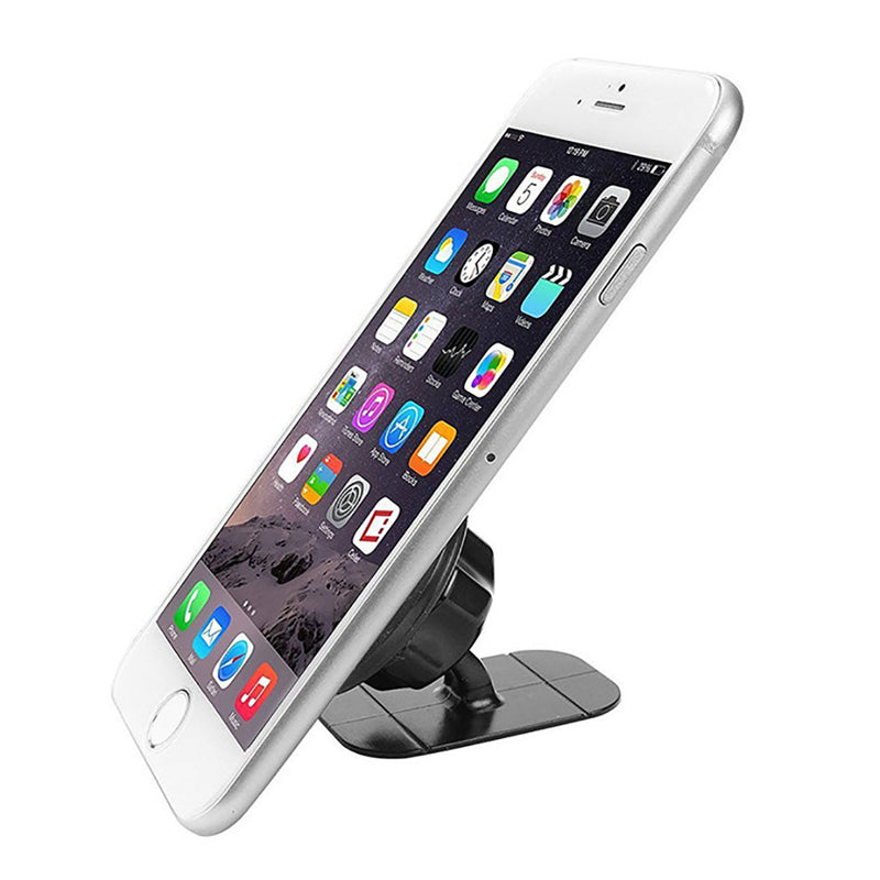 Magnetic 360° Gear Car Phone Holder Dashboard Rotation With Mounting Plate Mount