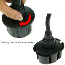 Load image into Gallery viewer, Car Cup Holder Mount for Phone &amp; Tablet Support to Size up to 13 Inch Flexi Gooseneck Design
