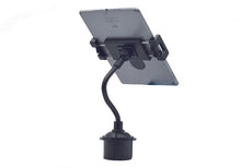 Load image into Gallery viewer, Car Cup Holder Mount for Phone &amp; Tablet Support to Size up to 13 Inch Flexi Gooseneck Design
