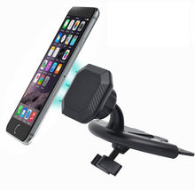 Load image into Gallery viewer, Car CD Slot Magnetic Mount Holder for Phone &amp; Tablet up to Size 10 Inch with 360° Rotatable
