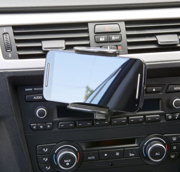 Car CD Slot Mount Holder for Phone up to Size 7 Inch with 360° Rotatable (Bracket Size Open up to 11cm)