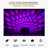 Home Car Roof Party LED Star Night Light Projector Atmosphere Lamp USB Power Lamp