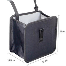 Load image into Gallery viewer, Car Storage Garbage Bag, Multifunctional Back Seat Storage Bag Oxford Cloth (Size: 22*22*14.5cm) Waterproof
