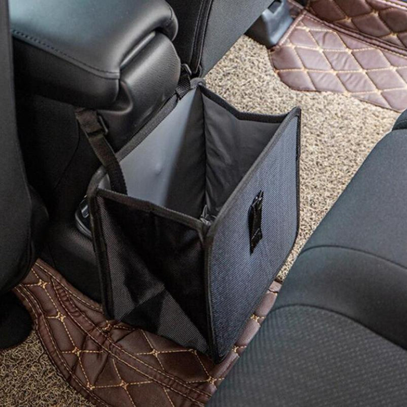 Car Storage Garbage Bag, Multifunctional Back Seat Storage Bag Oxford Cloth (Size: 22*22*14.5cm) Waterproof