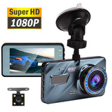 HD 1080P 4.0" Touch Screen Car Dash Camera Front & Rear View Camera 640P Car Camera Recorder