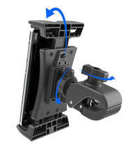 Load image into Gallery viewer, Mount Bracket Gym Treadmill Bike Handlebar Clip Stand Sports Adjustable Phone &amp; Tablet Holder Universal 4-13 inch for iPad/Galaxy Tab etc
