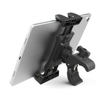 Load image into Gallery viewer, Mount Bracket Gym Treadmill Bike Handlebar Clip Stand Sports Adjustable Phone &amp; Tablet Holder Universal 4-13 inch for iPad/Galaxy Tab etc
