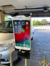 Load image into Gallery viewer, Phone &amp; Tablet Holder Ball Head Clamp Mount for Tablet &amp; Phone. Compatible up to the size of 4.7&quot;-10.0&quot;
