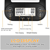 Digital Electronic Multifuntion Coffee & Kitchen Scale with Built In Timer & Silicone Mat 1G/3KG