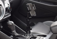 Load image into Gallery viewer, Car Cup Holder Mount for Phone Support to Size up to 7 Inch Mechanical Design Extendable Arm
