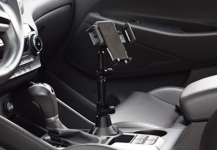 Car Cup Holder Mount for Phone Support to Size up to 7 Inch Mechanical Design Extendable Arm