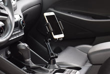 Load image into Gallery viewer, Car Cup Holder Mount for Phone Support to Size up to 7 Inch Mechanical Design Extendable Arm
