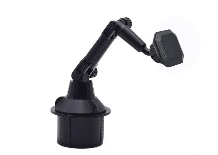 Car Cup Holder Mount Magnetic for Phone Support to Size up to 7 Inch Mechanical Design Extendable Arm