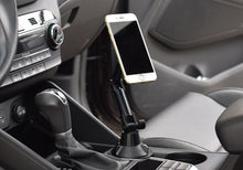 Load image into Gallery viewer, Car Cup Holder Mount Magnetic for Phone Support to Size up to 7 Inch Mechanical Design Extendable Arm
