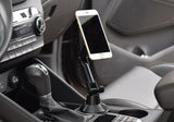 Car Cup Holder Mount Magnetic for Phone Support to Size up to 7 Inch Mechanical Design Extendable Arm