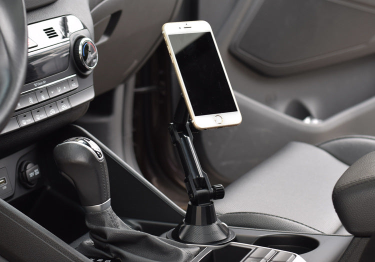 Car Cup Holder Mount Magnetic for Phone Support to Size up to 7 Inch Mechanical Design Extendable Arm