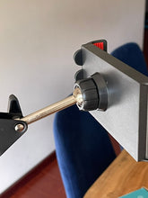 Load image into Gallery viewer, Table Bench Bed Side Phone &amp; Tablet Mount with Big Base Solid Metal (1.17kg) Flexible Arm 2x25cm support size up to 10&quot;
