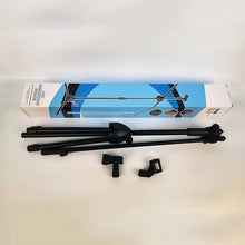 Load image into Gallery viewer, Tripod Floor Stand Professional Swing Boom Extendable Dual Microphone Holder Height Adjustable
