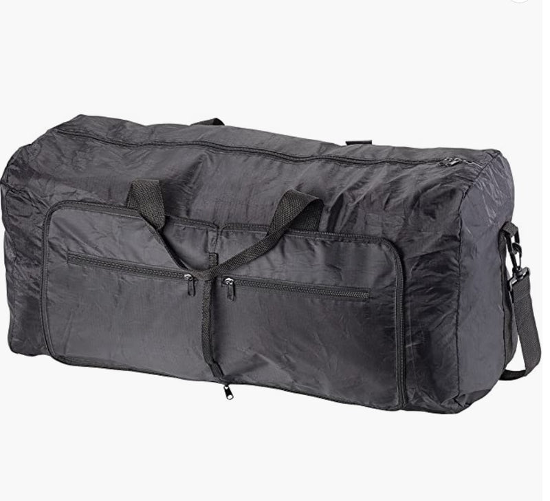 Light Weight Travel Foldable Duffle Bag Water Resistant Polyester 62L (Size: Height x Length x Width) 38.0cm x 56.0cm x 29.0cm