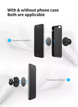 Load image into Gallery viewer, LEEIOO Swivel Grip 360° Rotation Mini Magnetic Dashboard Mobile Phone Holder with 3M Tape for Phone and Mini Tablet
