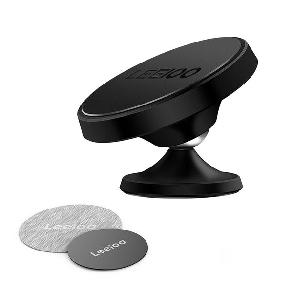 LEEIOO Swivel Grip 360° Rotation Mini Magnetic Dashboard Mobile Phone Holder with 3M Tape for Phone and Mini Tablet