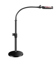Load image into Gallery viewer, Multipurpose Flexible Goose Neck Phone Desk Stand Holder for Photo Filming with Bluetooth Remote Shutter
