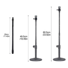 Load image into Gallery viewer, Multipurpose Flexible Goose Neck Phone Desk Stand Holder for Photo Filming with Bluetooth Remote Shutter
