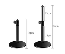 Load image into Gallery viewer, Multipurpose Flexible Goose Neck Phone Desk Stand Holder for Photo Filming with Bluetooth Remote Shutter
