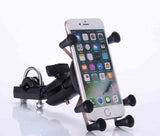 Motorcycle Road Bicycle 360° Rotatable Universal Phone Mount with Spider Grips up to 9.8cm Wide