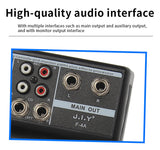 Audio Mixer 4 Channel Bluetooth Mixer Professional Karaoke With USB Amplifier Sound Mixing Console