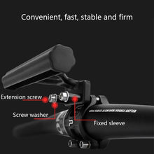 Load image into Gallery viewer, Bike Handlebar Fibber Extender Bracket Extension for Holding Speedometer Light GPS Phone Mount
