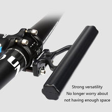 Load image into Gallery viewer, Bike Handlebar Fibber Extender Bracket Extension for Holding Speedometer Light GPS Phone Mount
