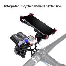 Load image into Gallery viewer, Bike Handlebar Fibber Extender Bracket Extension for Holding Speedometer Light GPS Phone Mount

